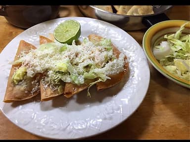 Tacos dorados de papa 4 pzs