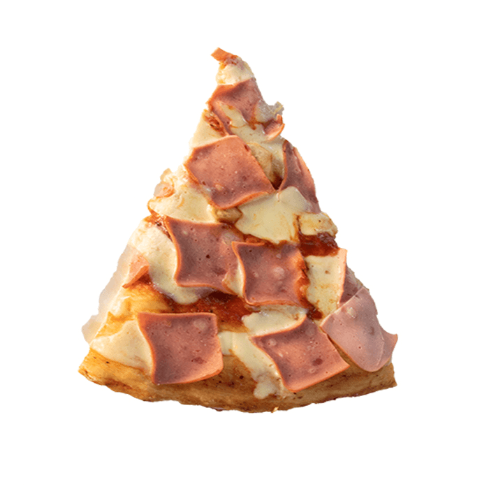 Porción de Pizza Jamón y Queso