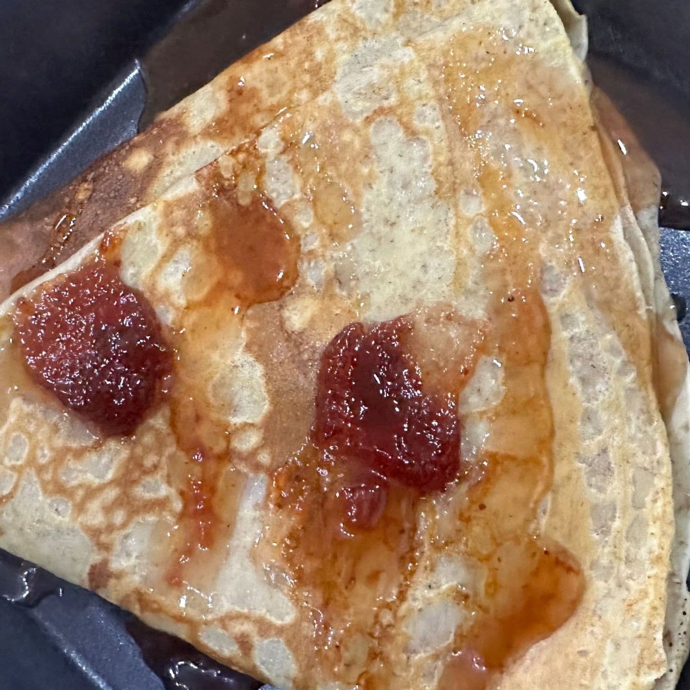 Crepas Básicas Mermelada de Fresa