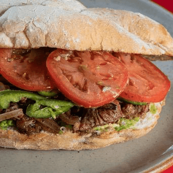 Torta de Arrachera