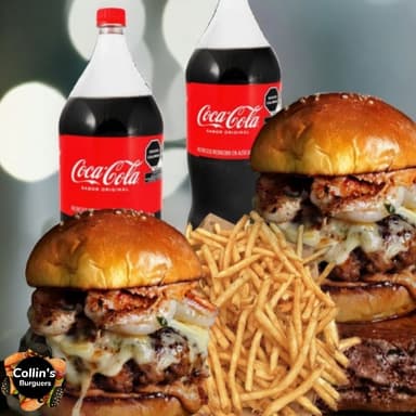 King Pack Burger + Francesa + 2 COCA-COLA 600