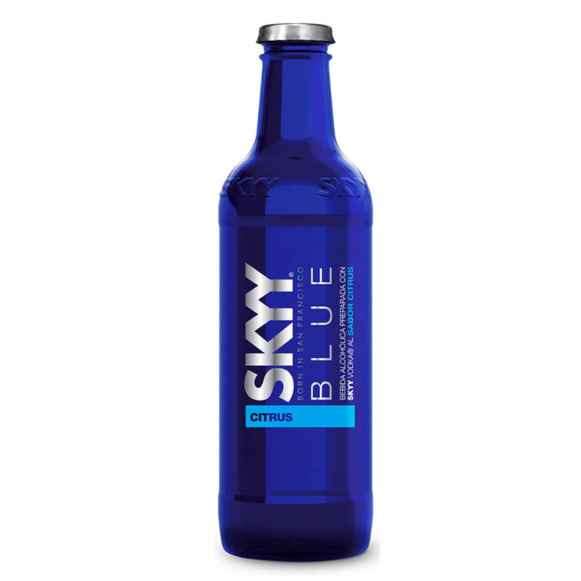 BEB. SKYY BLUE CITRUS VIDRIO 275 ML