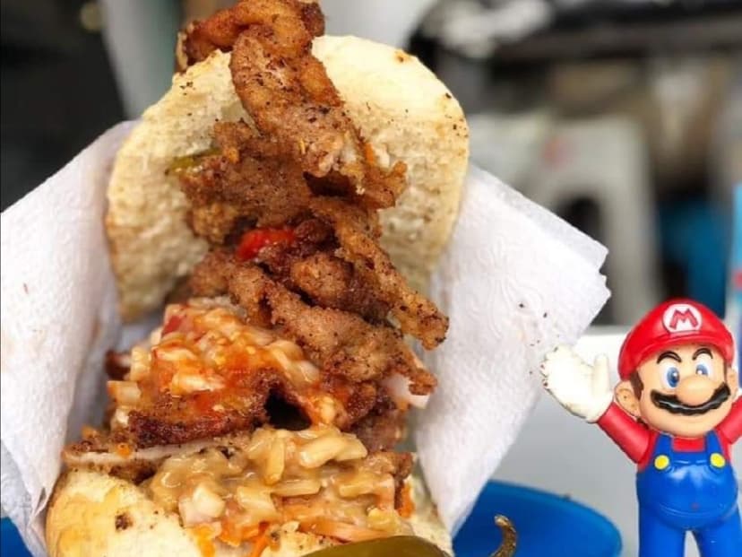 Tortas de milaneza Mario Bross