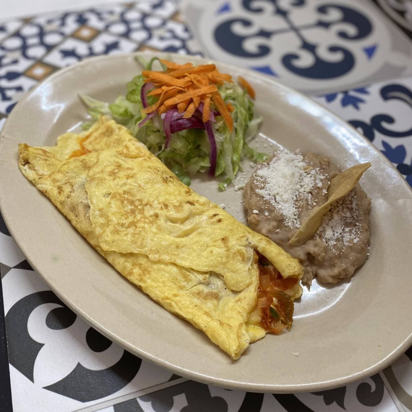 Omelette a la Mexicana