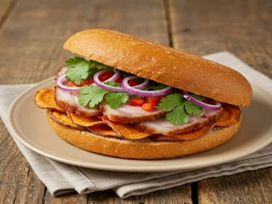 Pan con Chicharrón