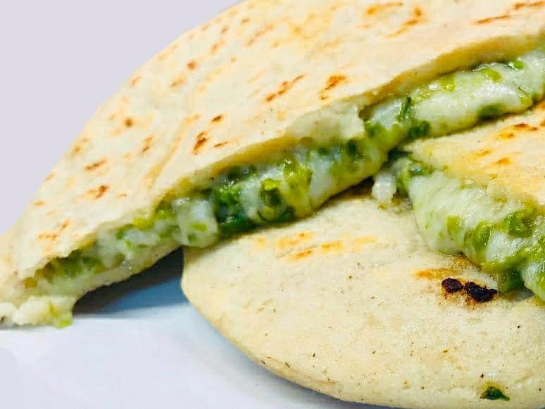 Pupusa ayote con queso