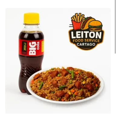 Arroz mixto medio entero +refresco personal
