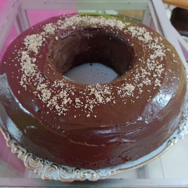 Rosca Cubierta de Chocolate
