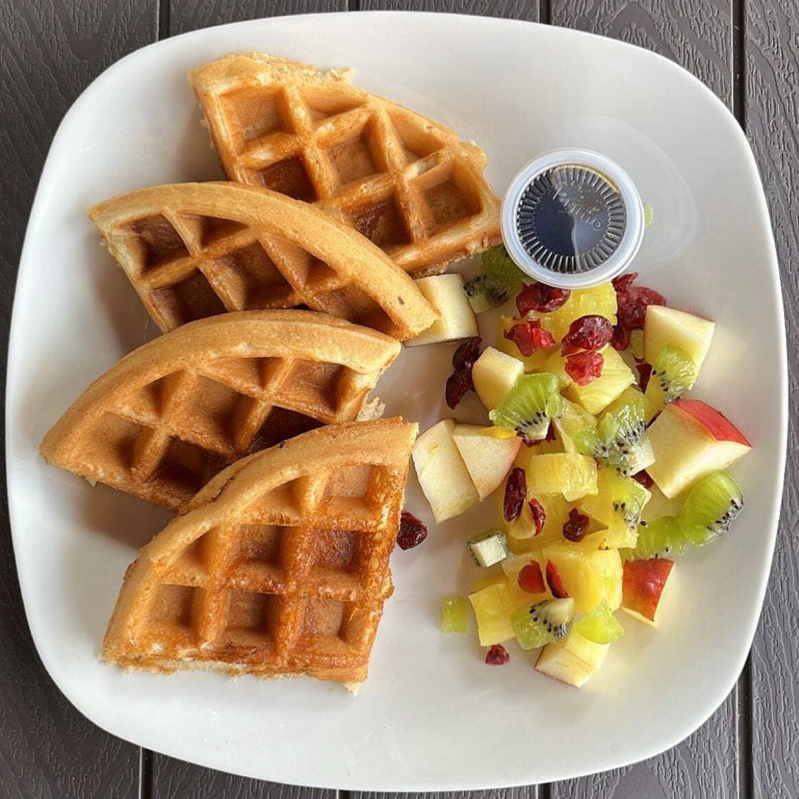 WAFFLE CON FRUTA