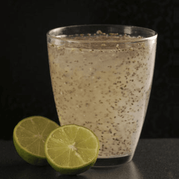Agua de limon con chia