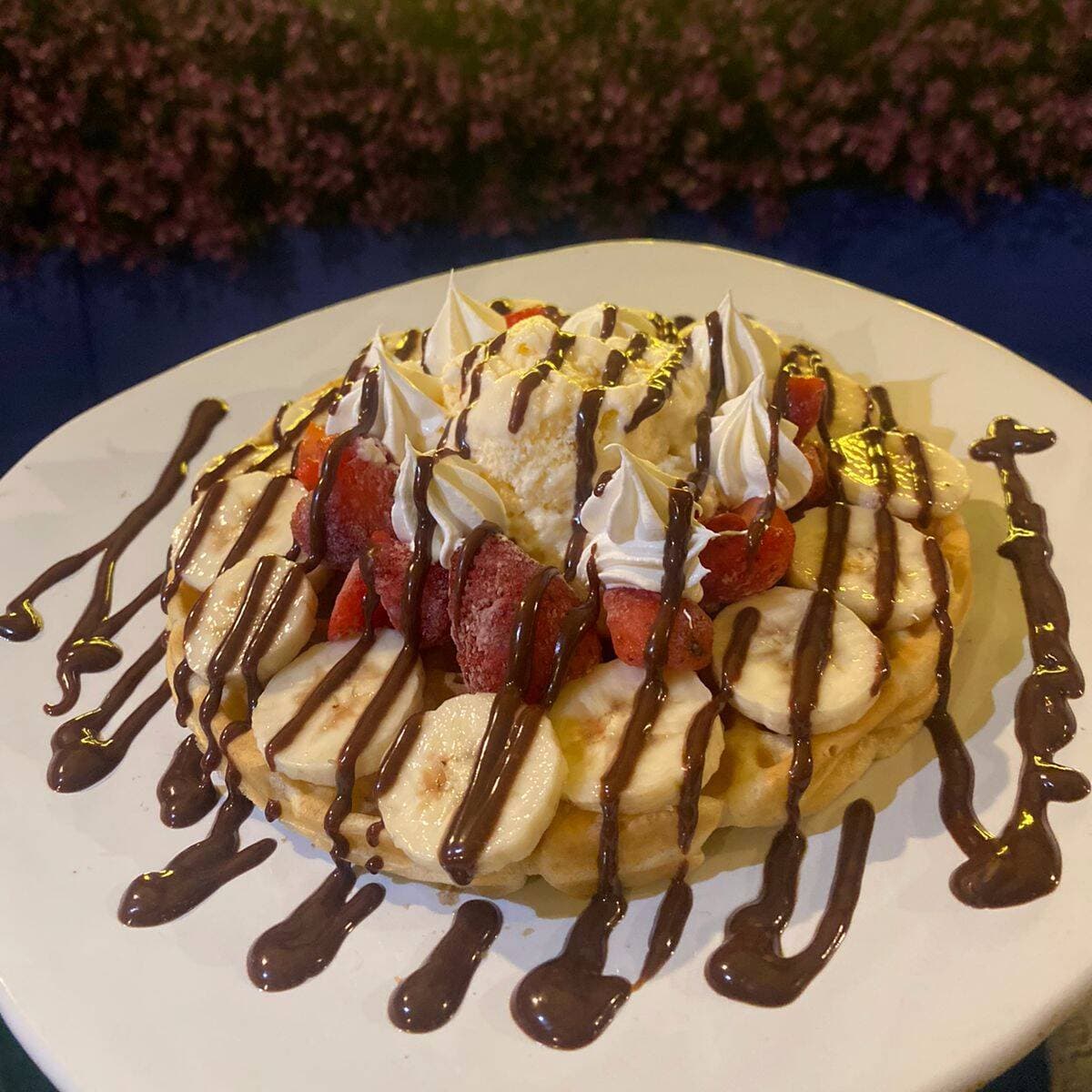 Waffle Supremo de Fresa