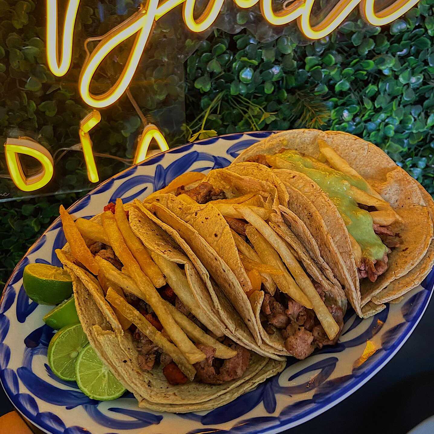 Taco con papas