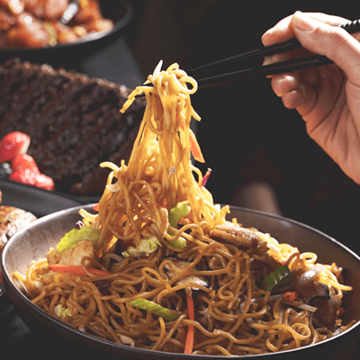 Lo Mein con vegetales