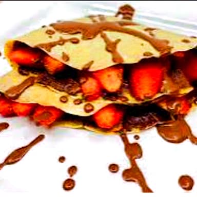 Crepe con Crema de Avellana
