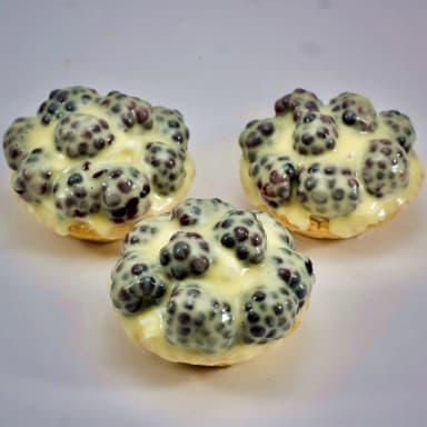 Tartaleta de zarzamoras.