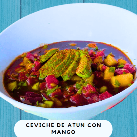 Ceviche de Atún con Mango