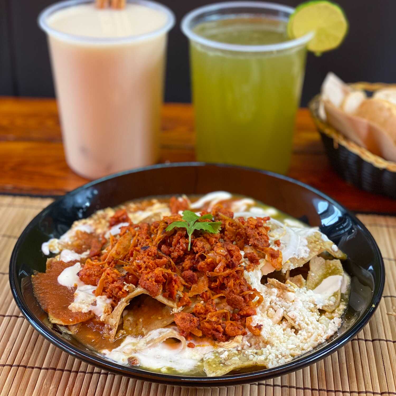 Chilaquiles con Pastor