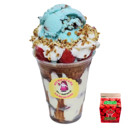 Fresas Congeladas de Cajita Con Nieve