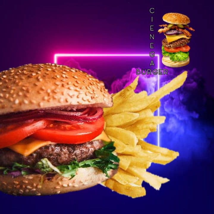 Burger Arrachera con Papas 60g