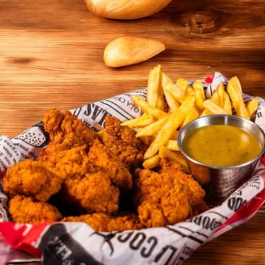 Boneless de Pollo PROM, con papas gratis