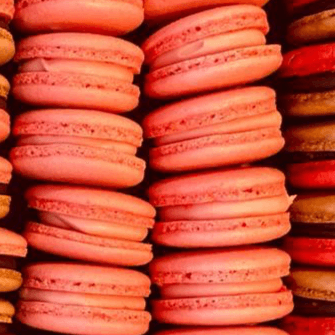 Macaron Petalo de Rosa