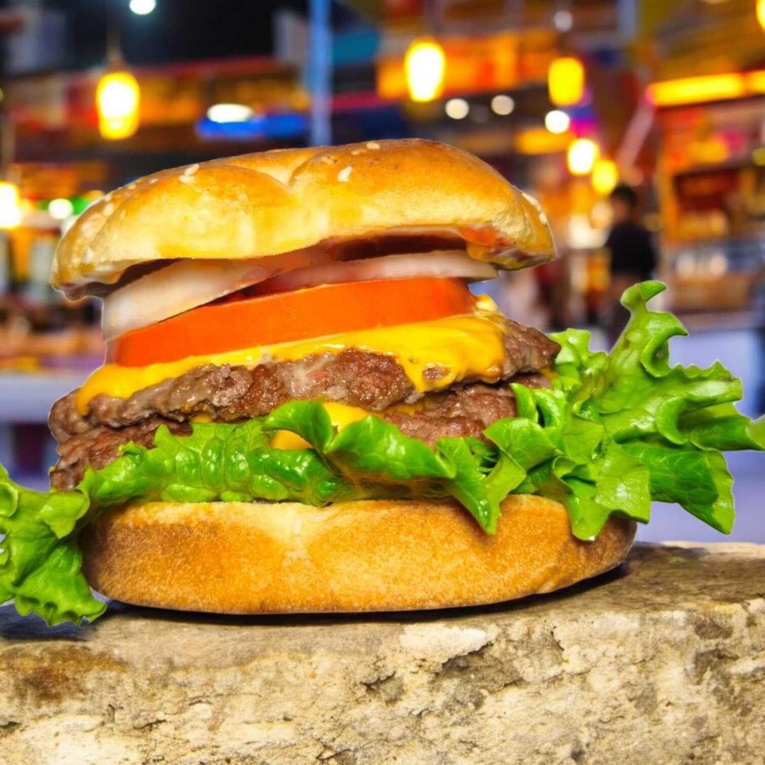 Hamburguesa Doble Clásica