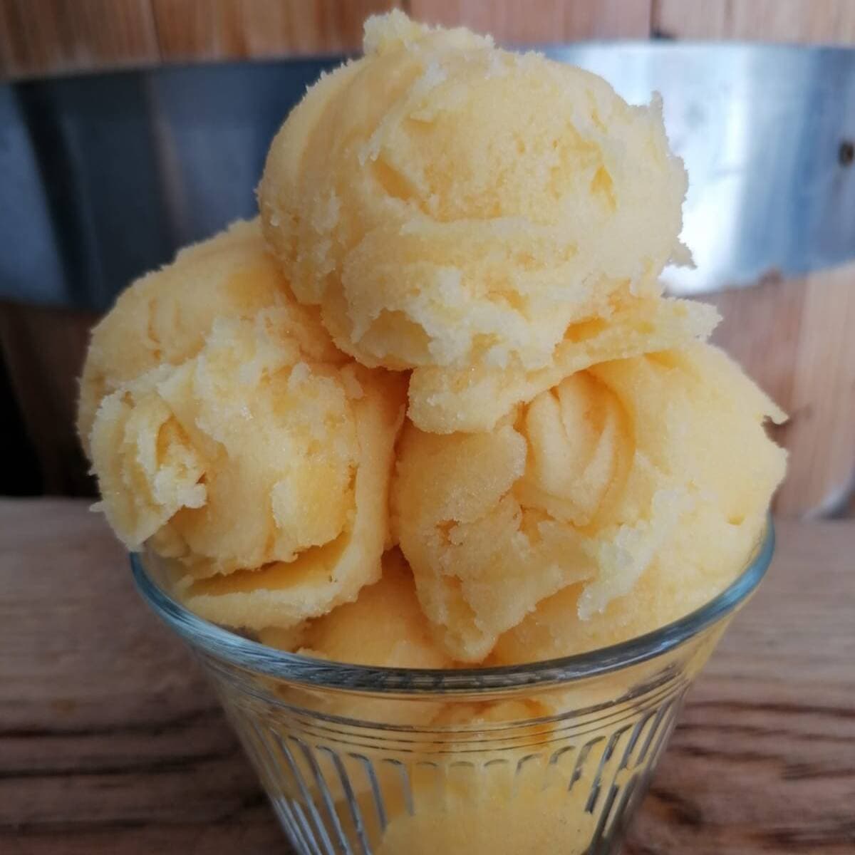 Nieve de Mango (de agua) 1/2 Litro
