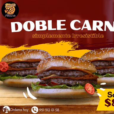 Hamburguesa Doble