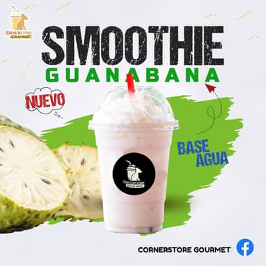 Smoothie de Guanábana Base Agua