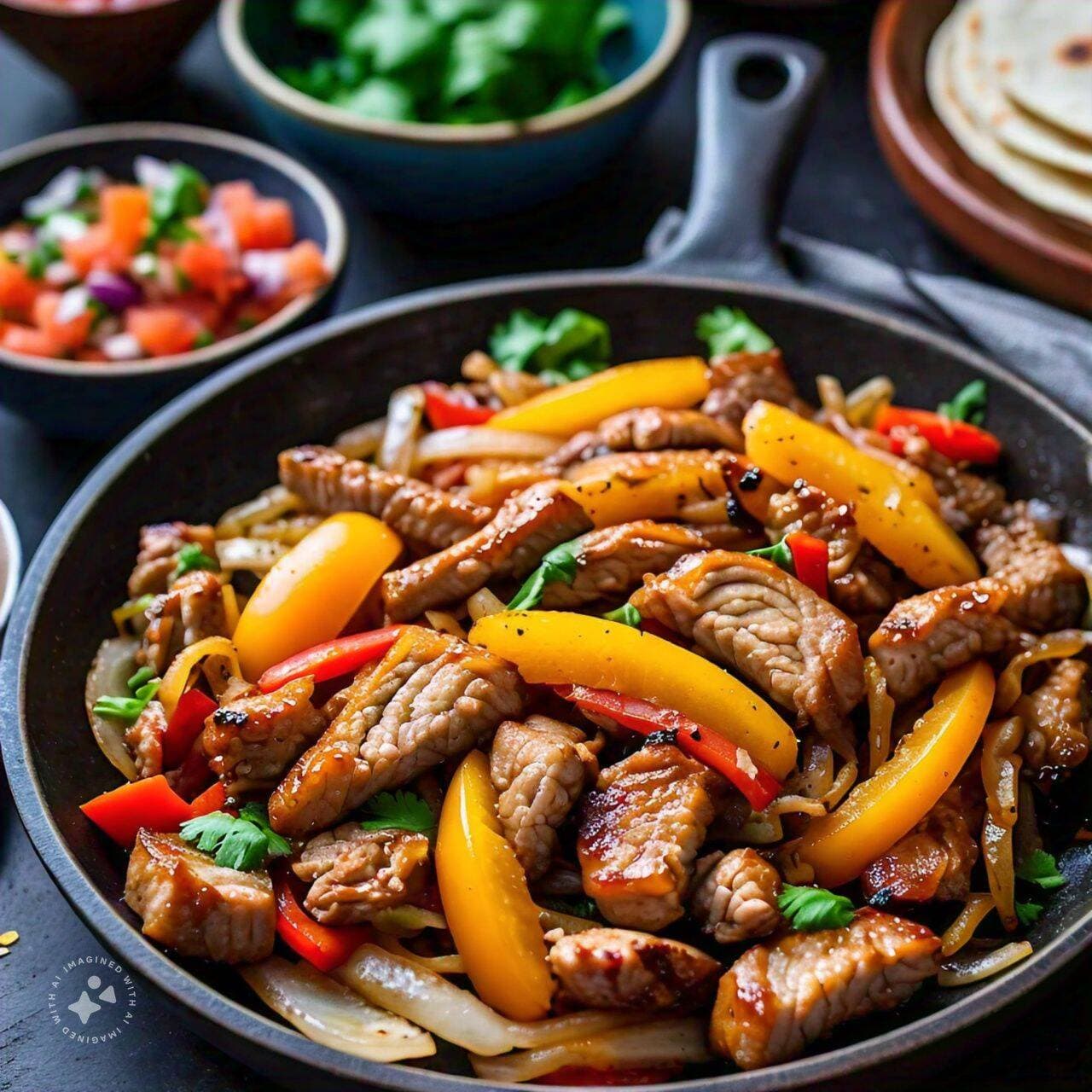 Fajitas Pastor al Carbón