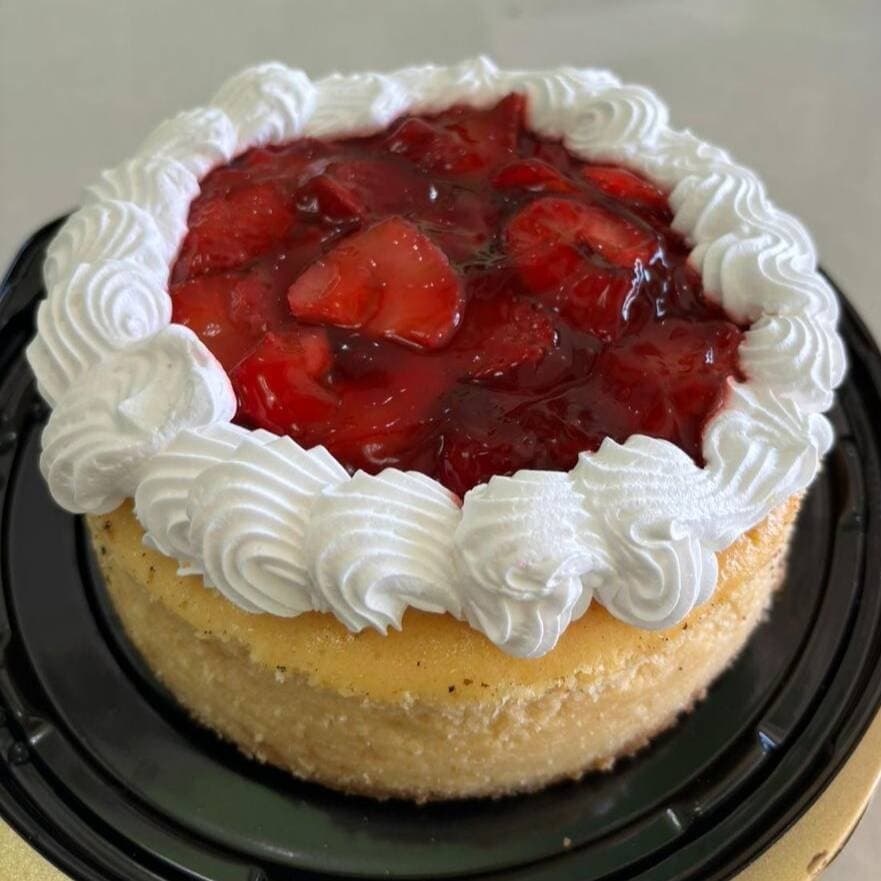 Cheesecake con Fresas 6 Pulgadas