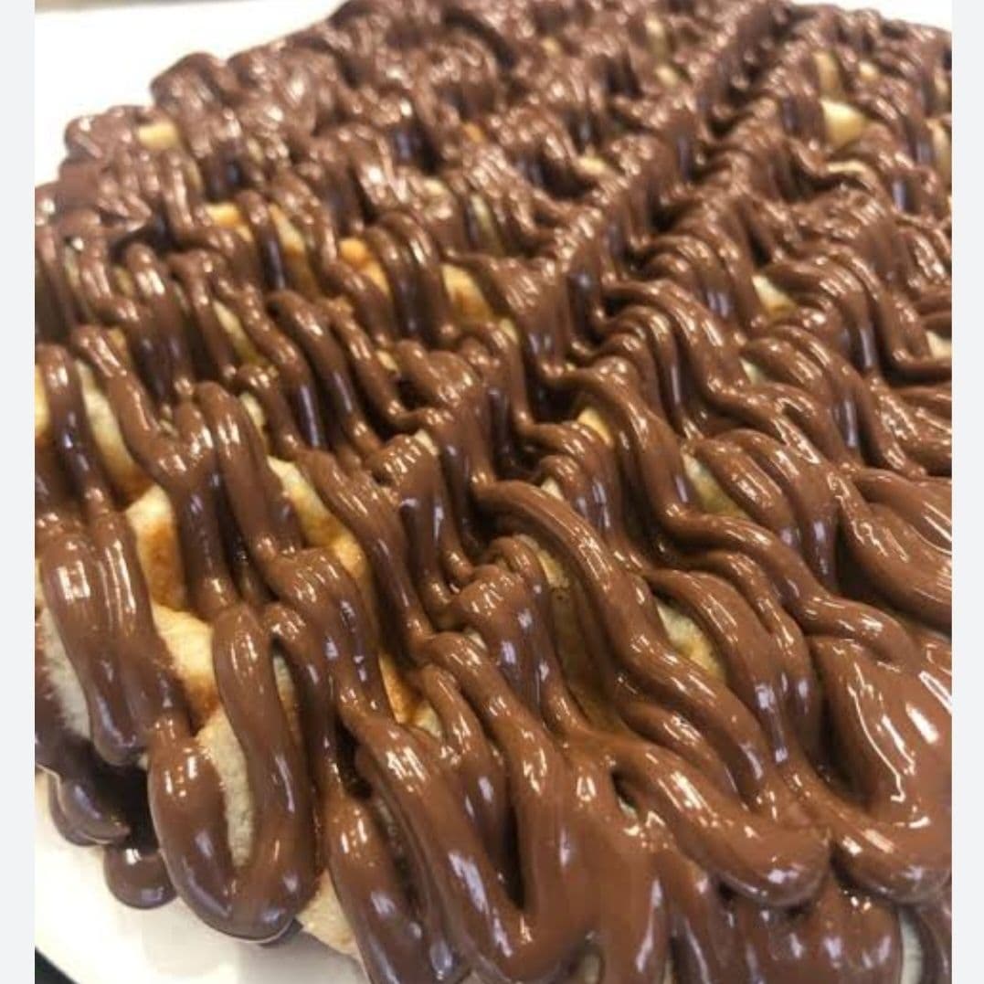 Waffle Nutella o Crema de Cacahuate