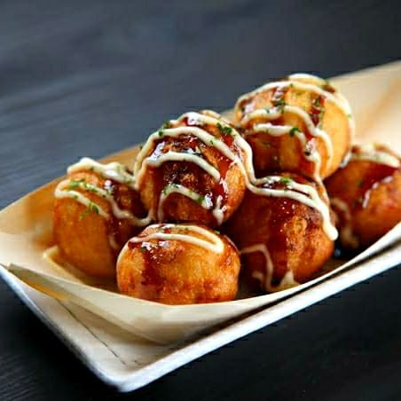Takoyakis Queso