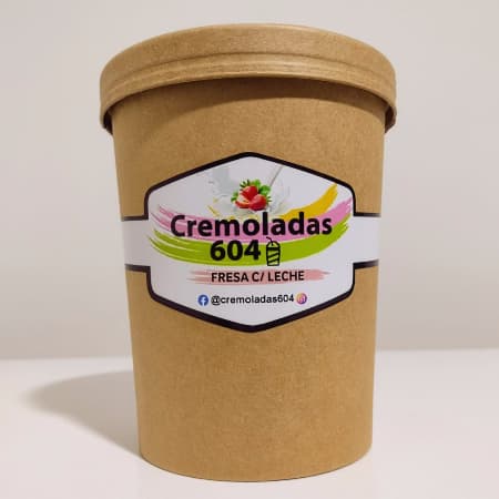 Cremolada de Fresa con Leche 1 L