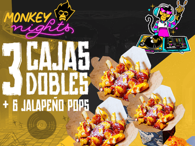 3 CAJAS DOBLES +  CAJA JALAPOPS (6)