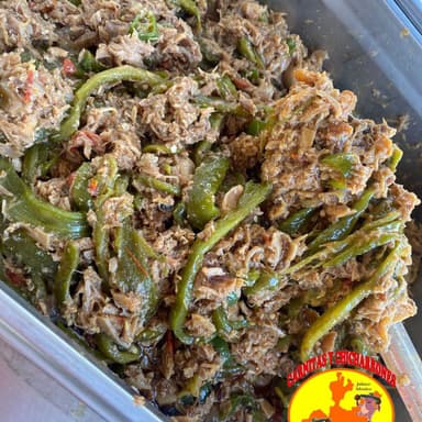Gordita de Morrusa de Carnitas a la Mexicana