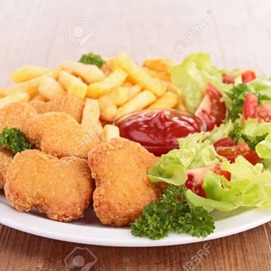Menu infantil Nuggets de pollo