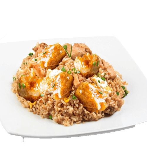 Menú Chaufa con Pollo en Trozos
