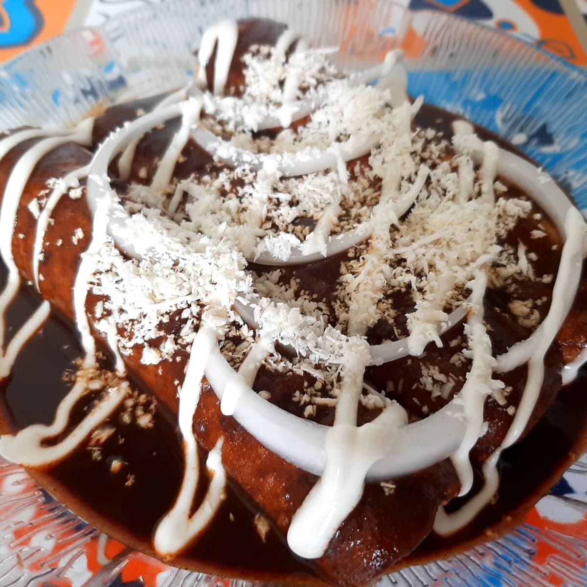 Enmoladas con Pollo