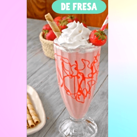 Frappe de Fresa
