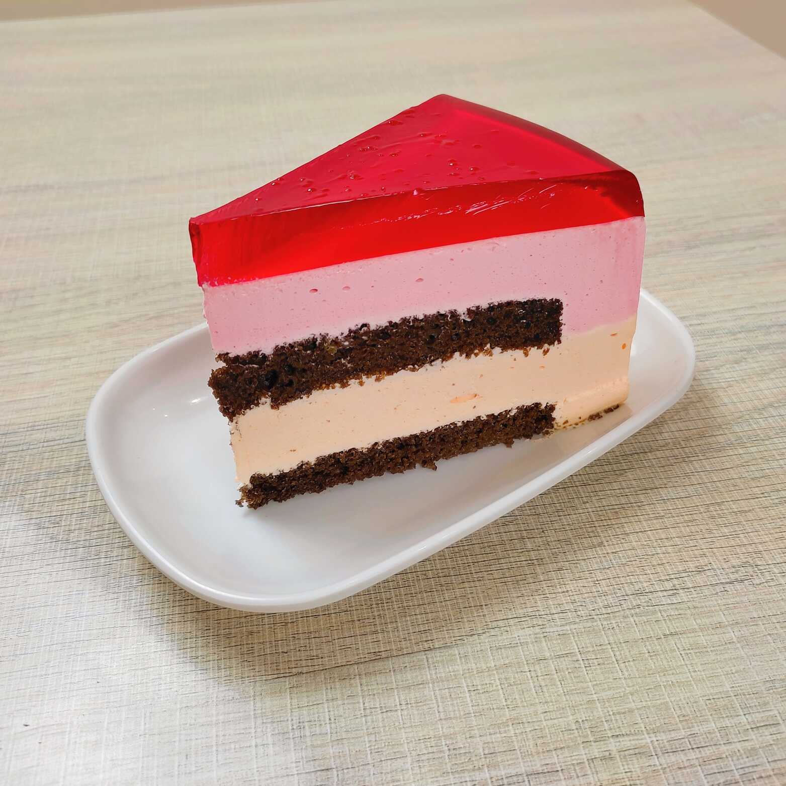 Torta Helada de Fresa Porción