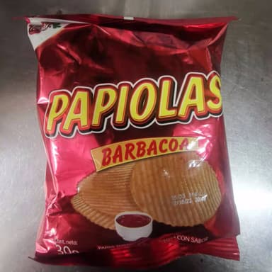 Tosty papiolas barbacoa 30g