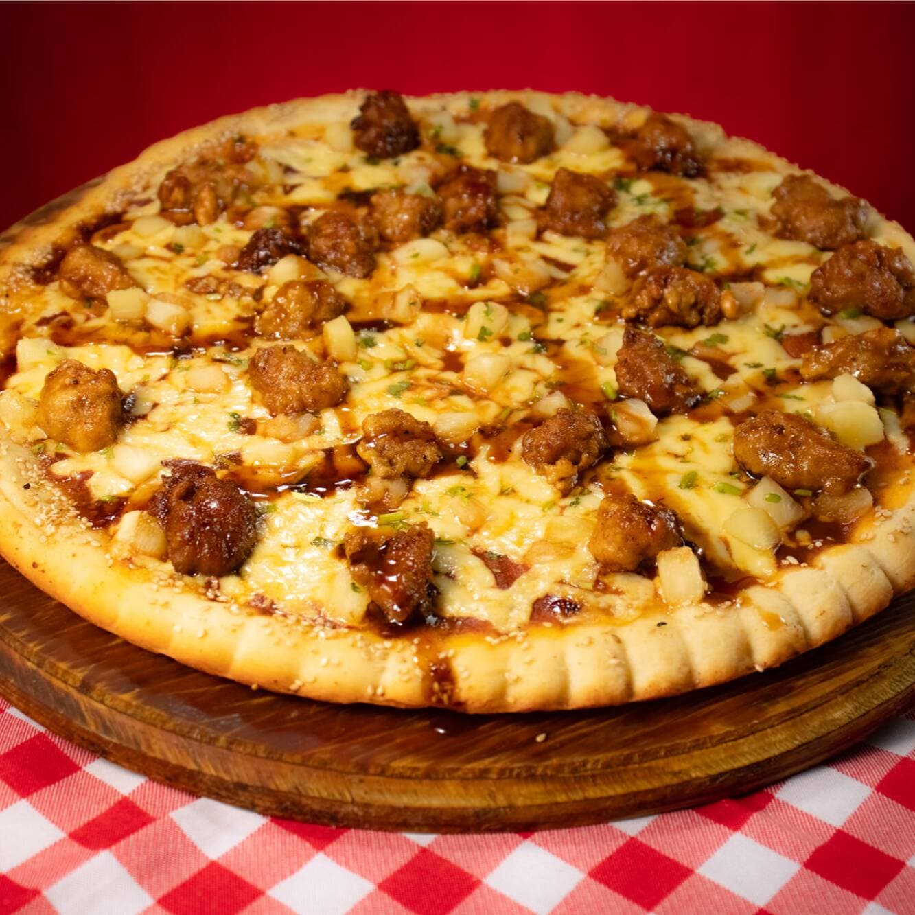 Pizza de boneless chica