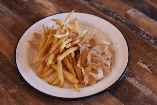 PAPAS CON CEBOLLA