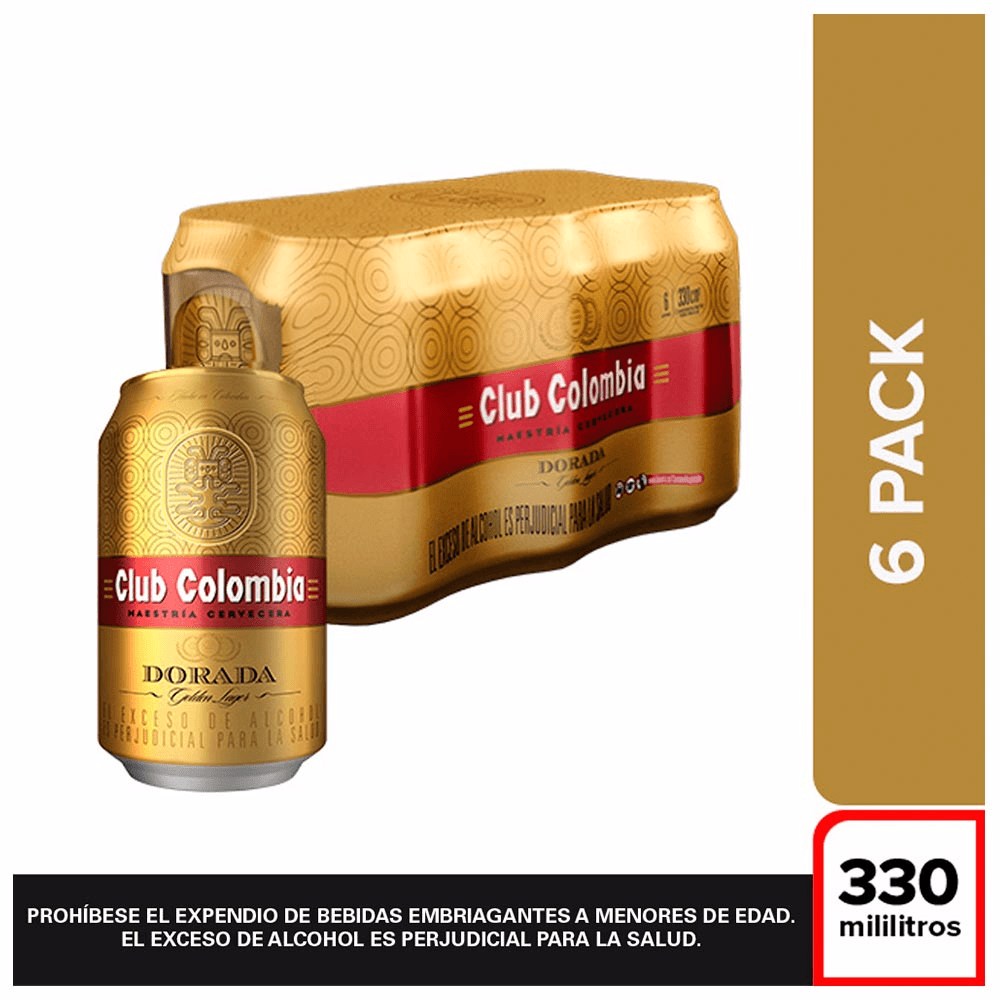 Club Colombia Dorada 6 Pack