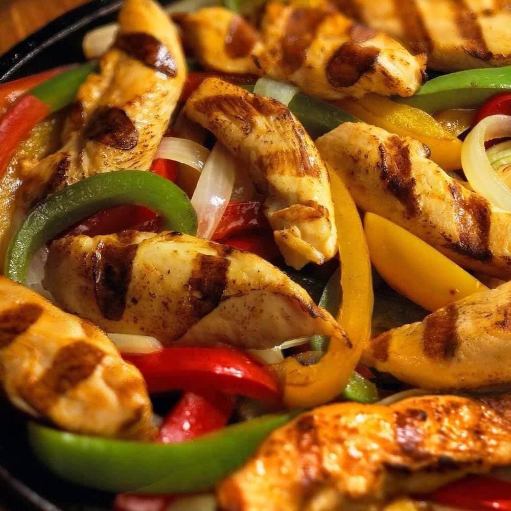 Fajitas Pollo con Pimientos