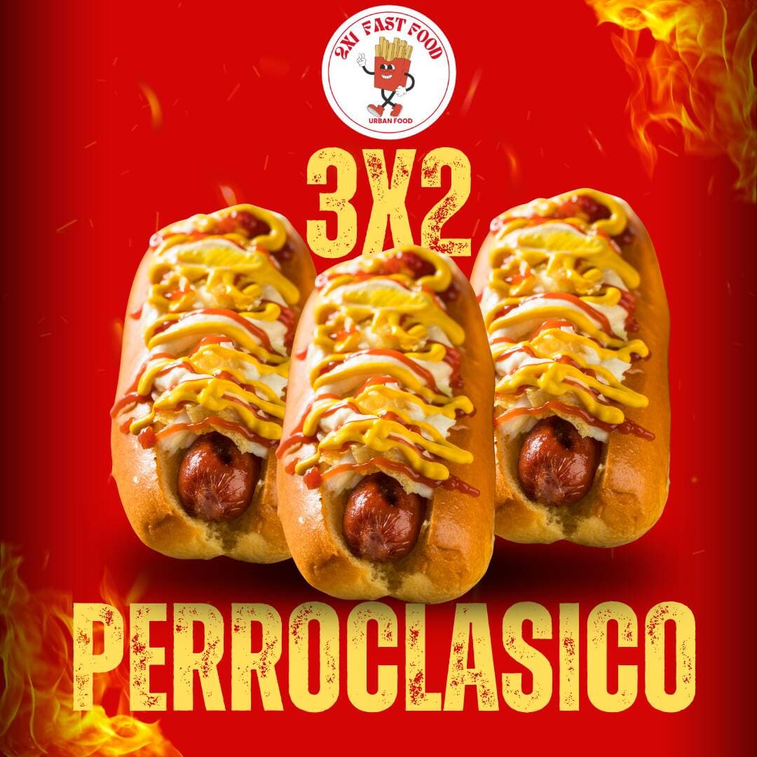 TriplePerro clasico ( 3 perros clasicos)