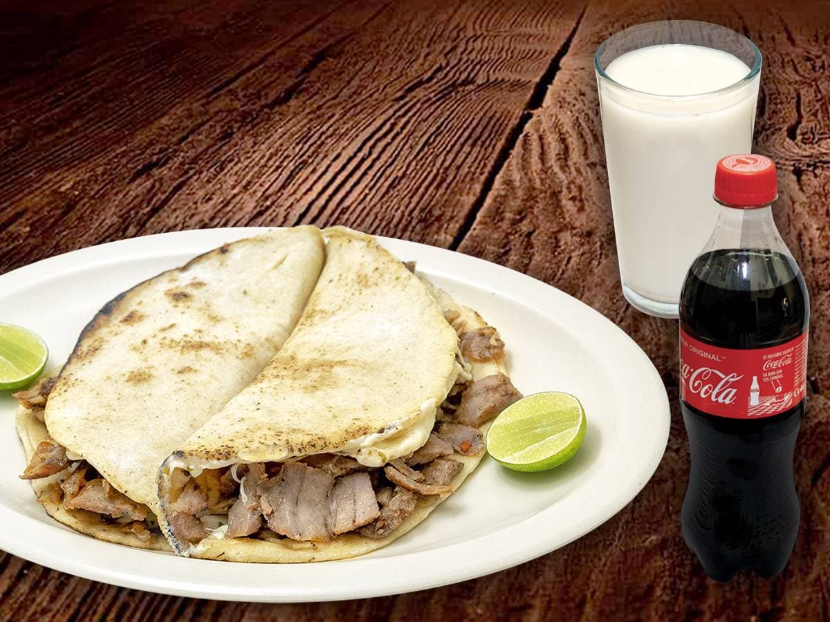 2 Quesadillas Árabes + bebida