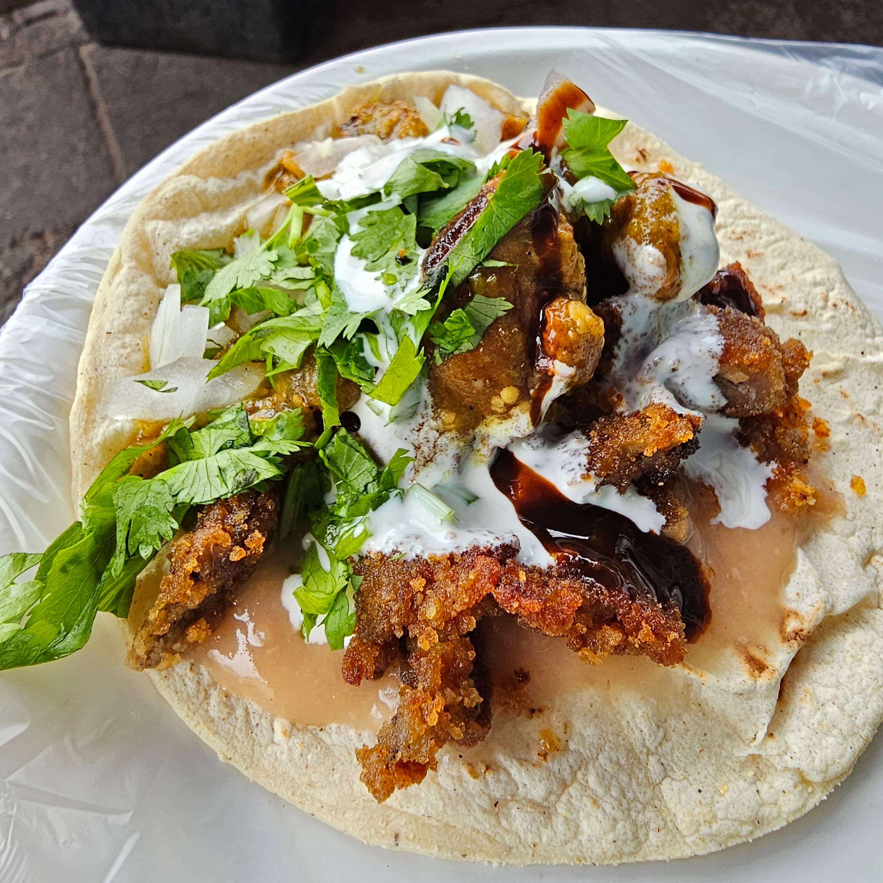 Taco de Milanesa de Res