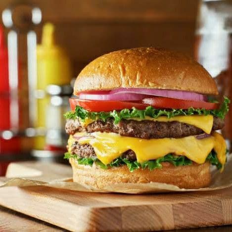 Combo  #4 Hamburguesa de res doble